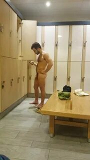 Slideshow male nude in locker room.