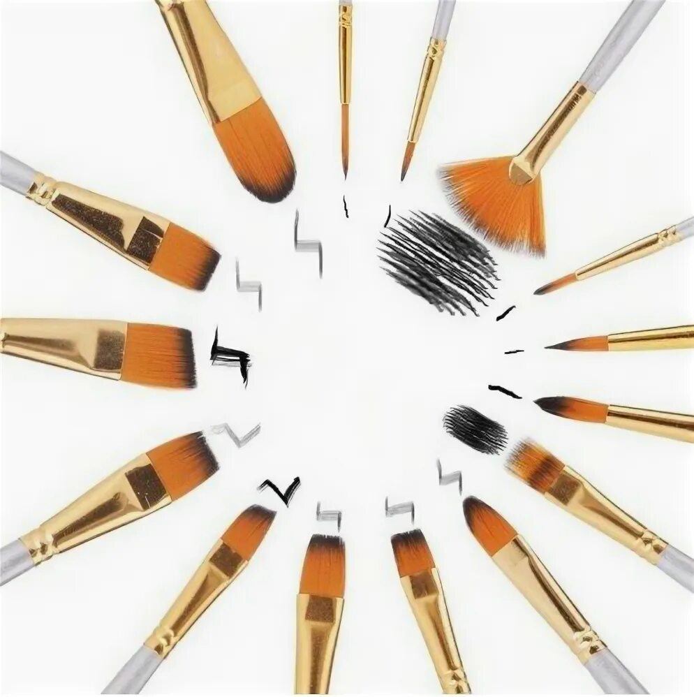 размеры кистей для рисования. кисть set104b. кисточки для рисования акварелью. какие кисти подходят каким краска. полукруглая кисть для рисования.