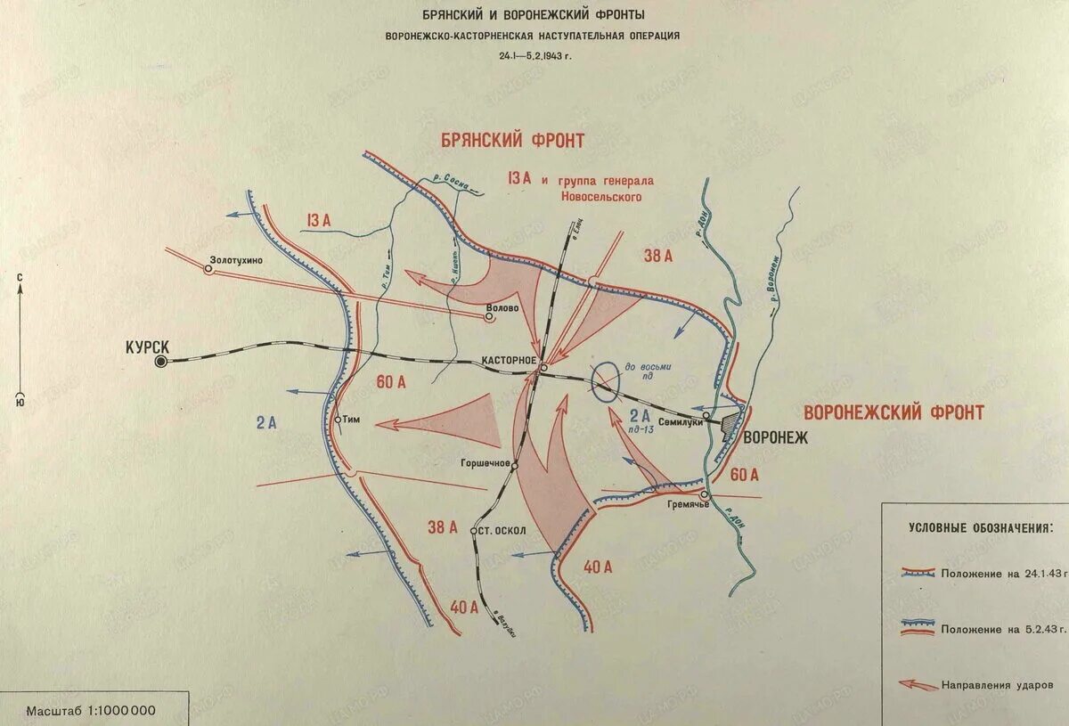 Брянский фронт воронежский фронт