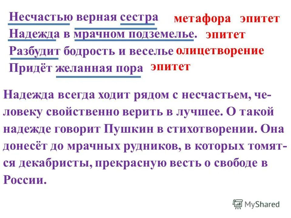 Несчастью верная сестра