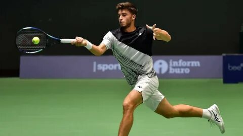 Luca Nardi Seeks Stefanos Tsitsipas Upset In Astana ATP Tour Tennis.