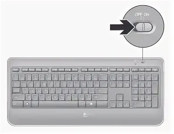 Как включить клавиатуру logitech. Как включить клавиатуру logitech