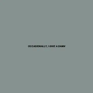 Give a damn