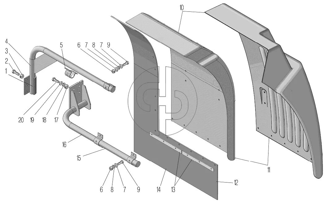 прибор буксирный урал 4320. детали урал 4320. полка урал 4320 акустическая. кузов бортовой урал 4320. детали кабины урал 4320.