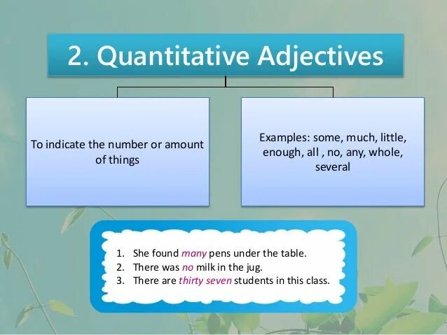Number quantity