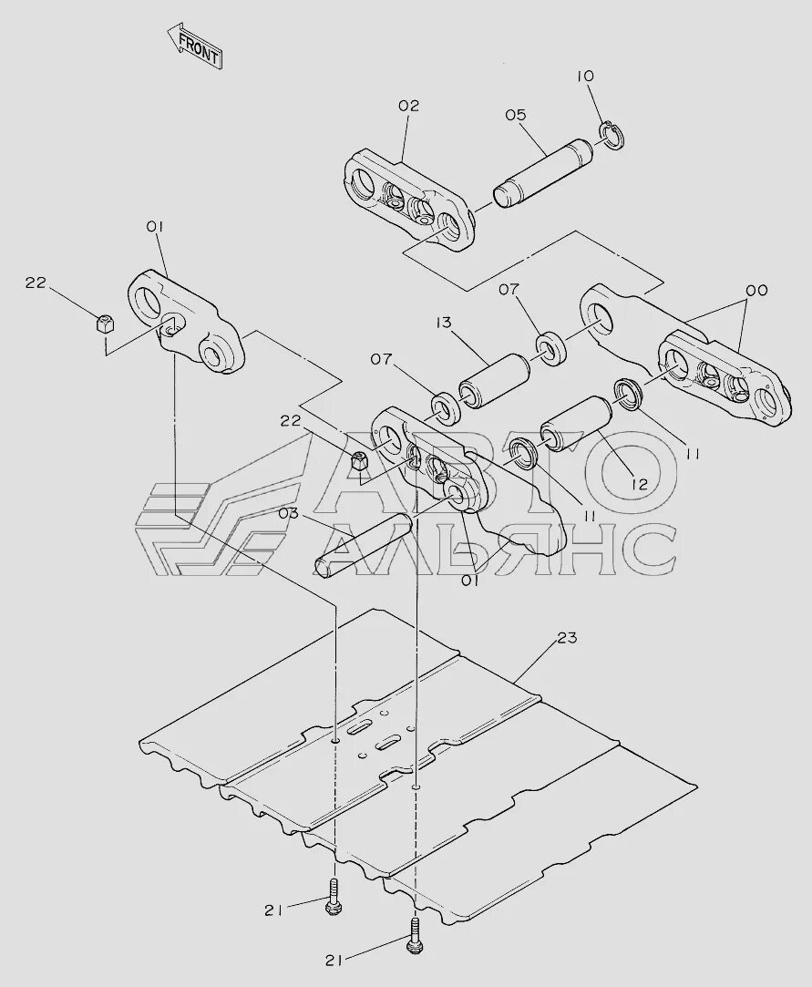 Track link. Глушитель на hitachi ex200-5. p40570 link assy. ex 200-2 панели.