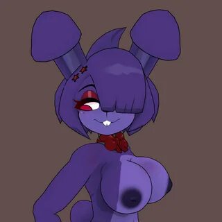 bonnie (fnaf), tagme, big breasts, big nipples, brooch, bunny ears, cally3d...