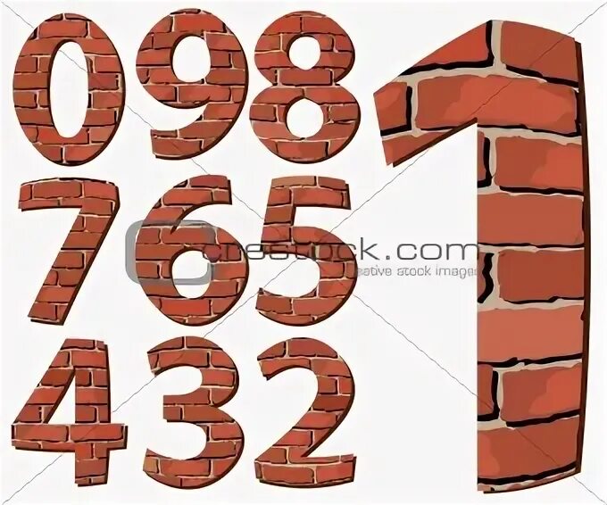 цифра 5 в стиле кирпича. цифры из кирпичной кладки. цифра 5. цифра 5 кирпич. кирпичи с цифрами.