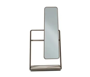 Valet stand with mirror