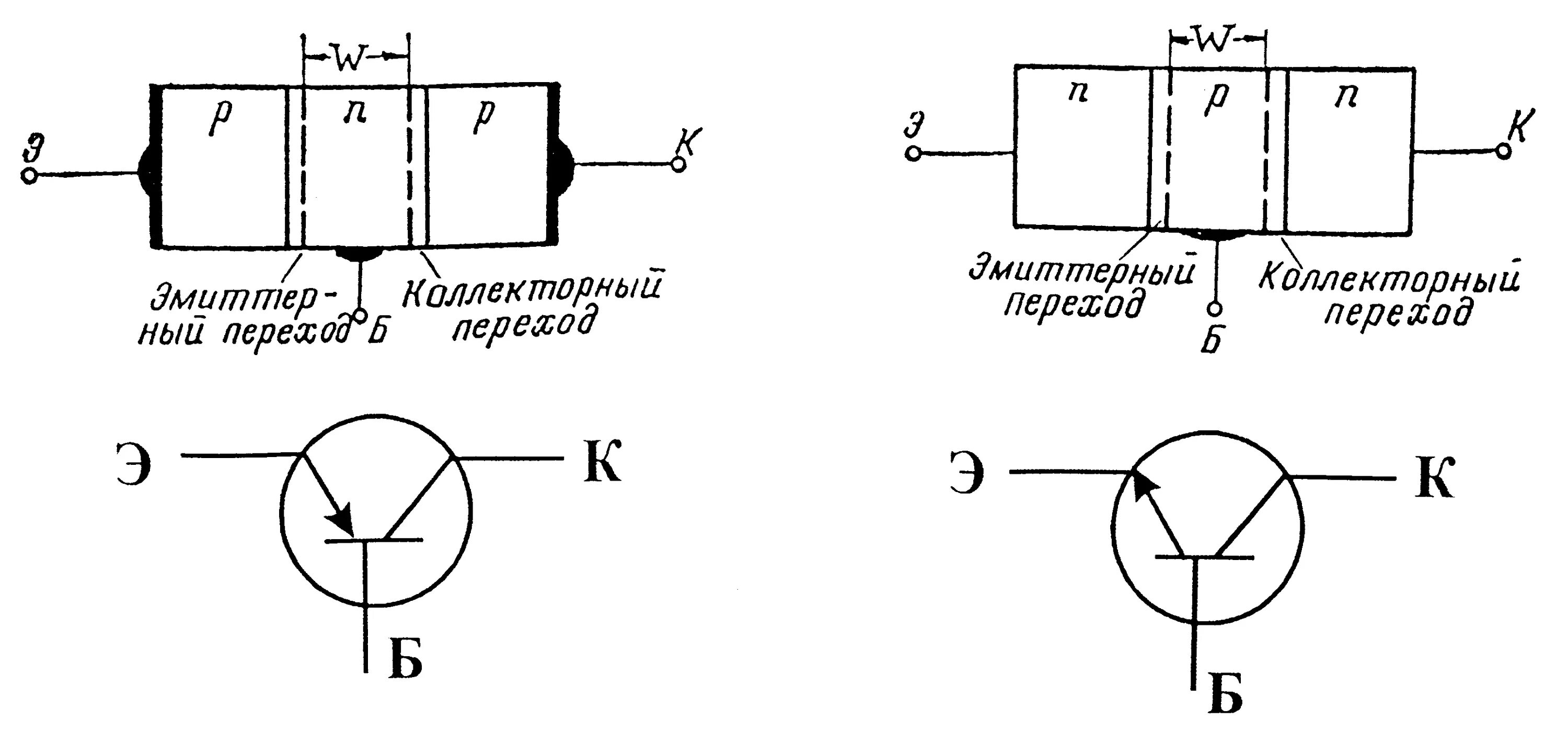 Полупроводниковый транзистор схема