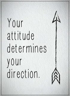 Right attitude