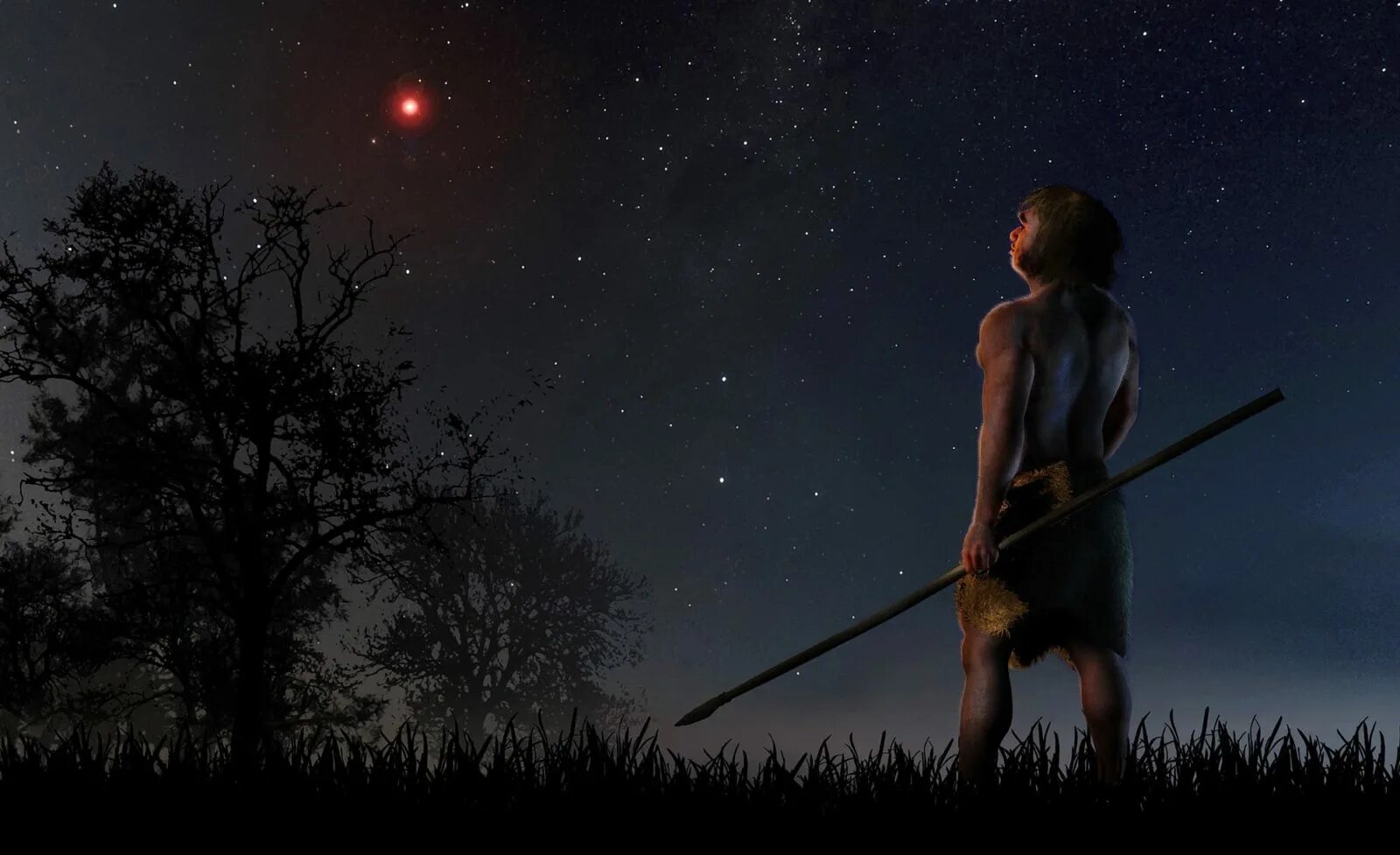Звезды в древности. Звезда Шольца 70 тысяч лет назад. Древние люди и звезды. Древние люди и космос. Первобытные люди космос.