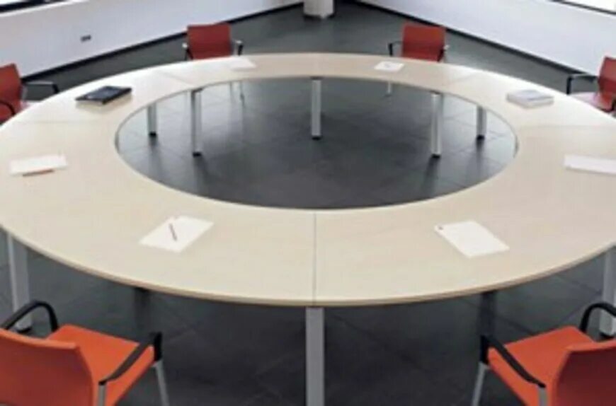Круглый стол. Стол для переговоров. Стол переговорный. Большой круглый стол.