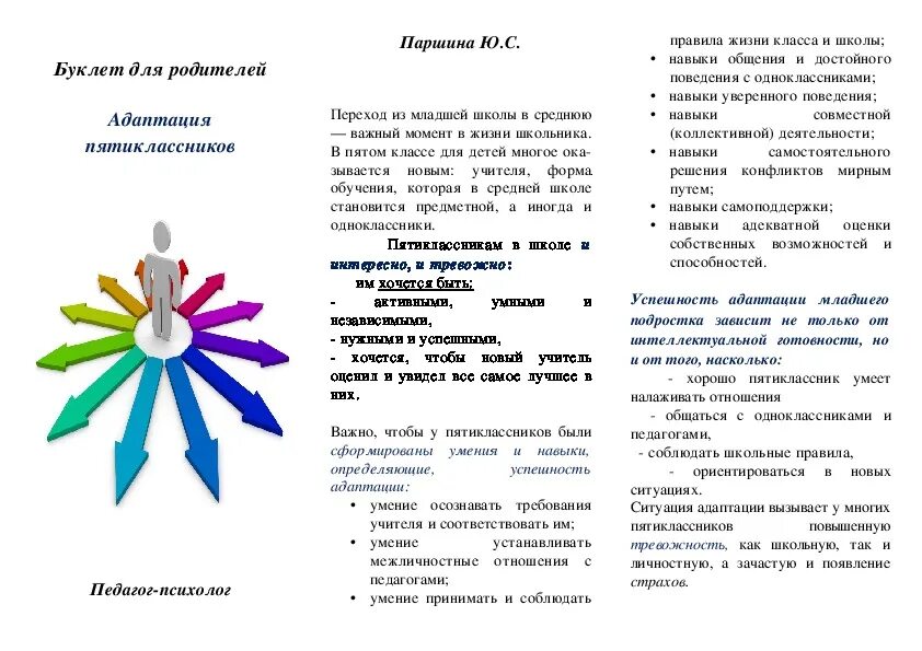 Адаптация 1 класс психолог. Памятка родителям первоклассников от психолога по адаптации. Брошюра психолога. Адаптация буклет для родителей. Памятка для родителей пятиклассников.