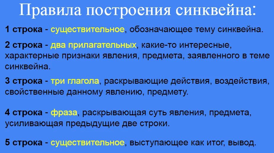 Синквейн к листопадничку. Правила построения синквейна. правила написания синквейна. правило составления синквейна. порядок написания синквейна.