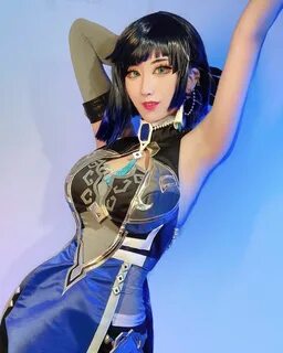 Yelan cosplay
