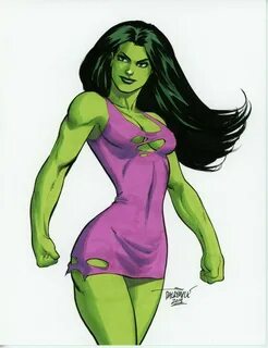 She-Hulk by Scott Dalrymple Personagens femininos, Desenhos, Drawing.