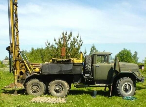 Буровая установка пбу 2. Зил 131 пбу-2. бурение скважин зил 131. зил-131 пбу 1. пбу 50 на базе зил 131.