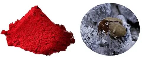 Ярко красная краска добываемая из кошенили кроссворд