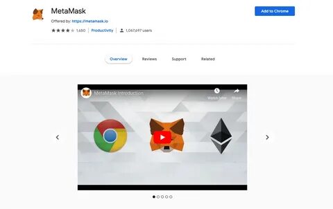 Расширение метамаск