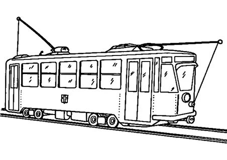 Tramway #145410 (Transportation) - Free Printable Coloring Pages