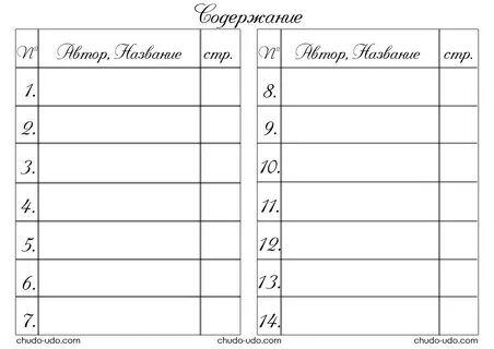 Как сделать дневник книг