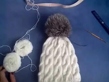 Шапки косами видео