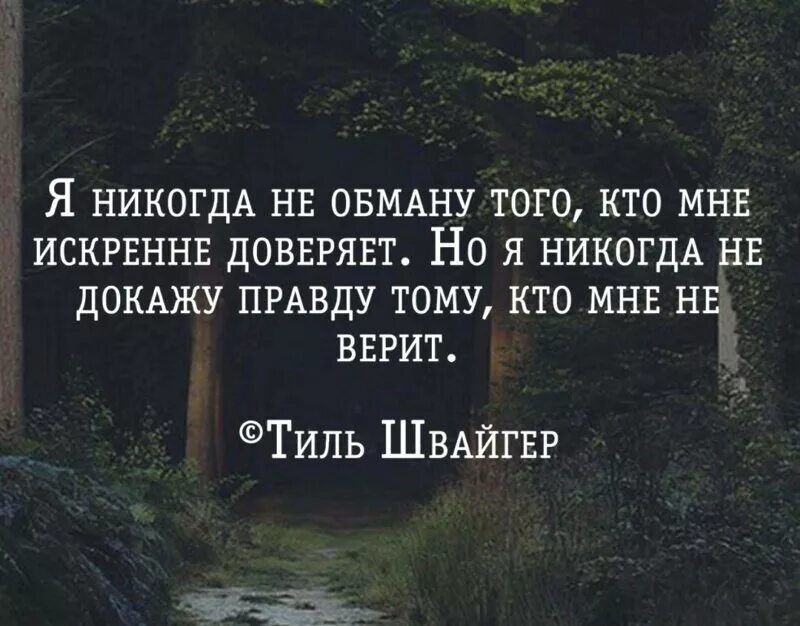 Именно доказывать. Никогда не обману того кто мне искренне доверяет. Никогда цитаты. Цитаты я никогда. Я никогда не цитаты.