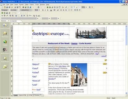 Web editor
