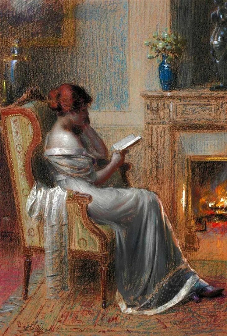 Сидящая женщина с книгой. Дельфин Анжольра \ Delphin Enjolras (1857-1945) —. Дельфин Анжольра французский художник. Художник Дельфин анжольрас. Delphin Enjolras французский художник.