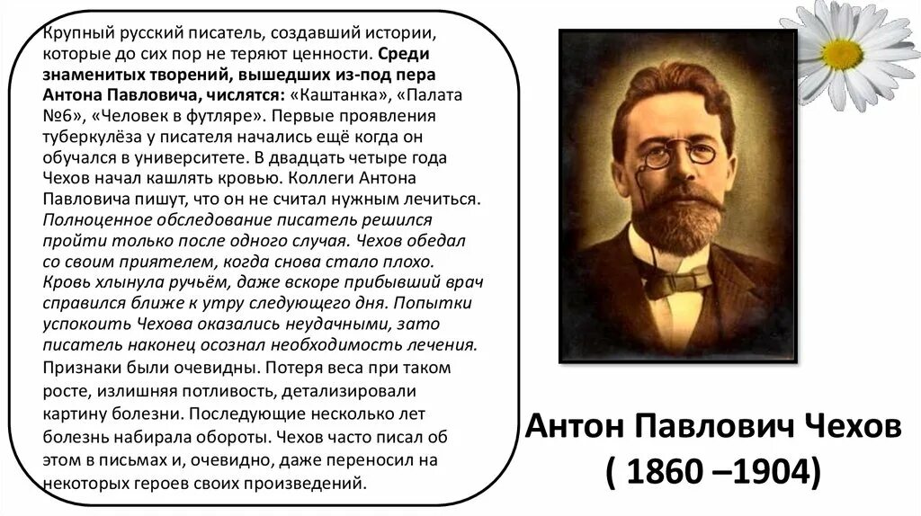 Чехов начинающим писателям. Информация о Антоне Чехове.