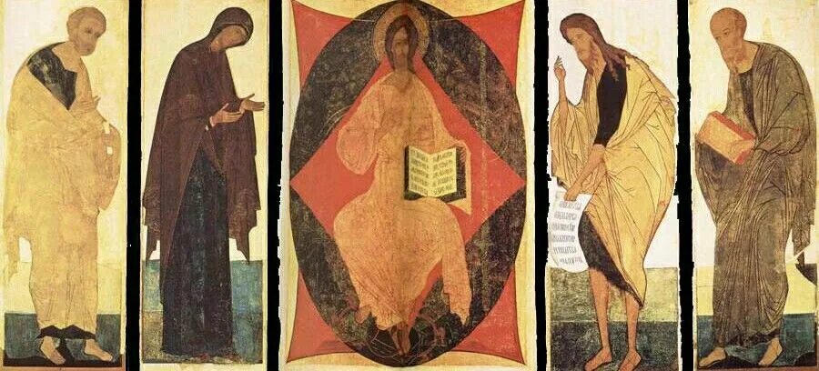 Деисусный чин успенского собора во владимире. Словесный портрет рублева. Новелла андрея рублева 7 букв. Спас андрея рублева икона. Новелла андрея рублева 7 букв.