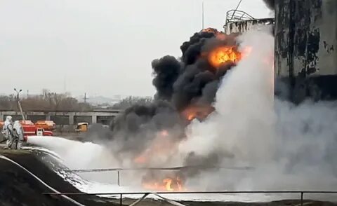 Пожар нефтебазы в пермском крае