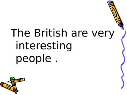 British ways