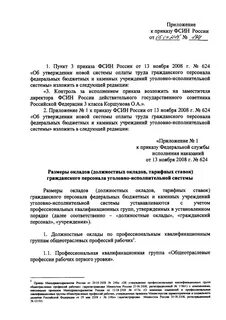 Приказ 30 декабря 2009 г 624