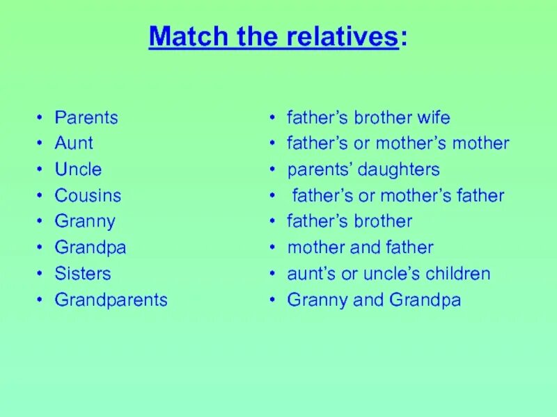 My mothers brother is my uncle