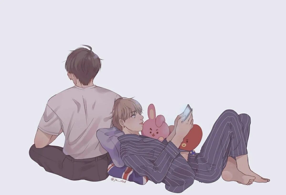 Yours фф вигуки. BTS Vkook Art. Вигуки БТС арт. БТС семья арт Vkook. Таекоок Вигуки.