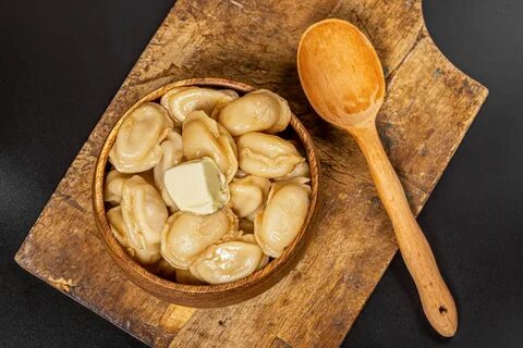 Пельмени с маслом