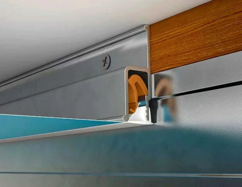 Бп 40 профиль с перегибом. Профиль для штапиковой системы натяжного потолка. Крепеж для натяжного потолка. Профиль гарпун для натяжных потолков. Монтажный потолочный профиль для натяжного потолка.