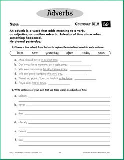 Your own sentences