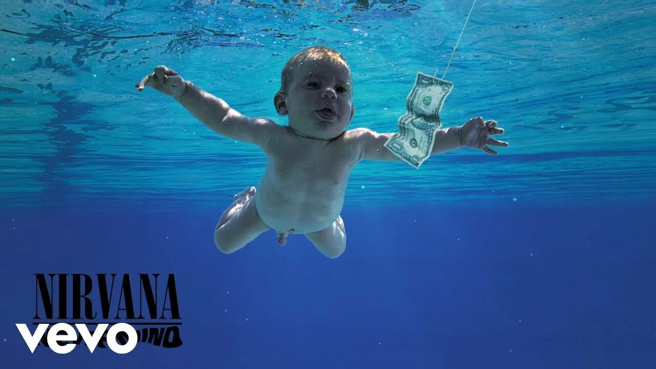 Nirvana endless. Nirvana невермайнд. Обложка альбома Nevermind группы Nirvana. Обложка Нирвана Неверминд. Младенец с пластинки Nirvana.