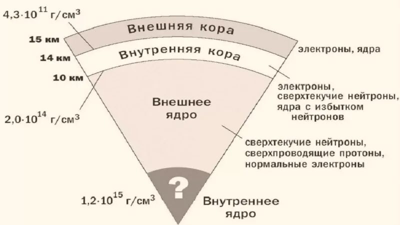 Состоит из 5 звезд. Строение нейтронной звезды. как устроены нейтронные звезды. нейтронная звезда схема. плотность нейтронной звезды.