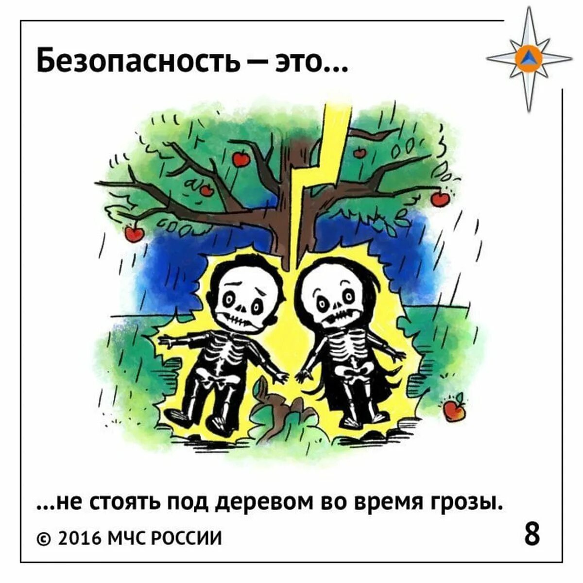 Под деревьями во время грозы. Безопасность. безопасность во время грозы. нельзя стоять под деревом в грозу. знаки безопасности во время грозы.