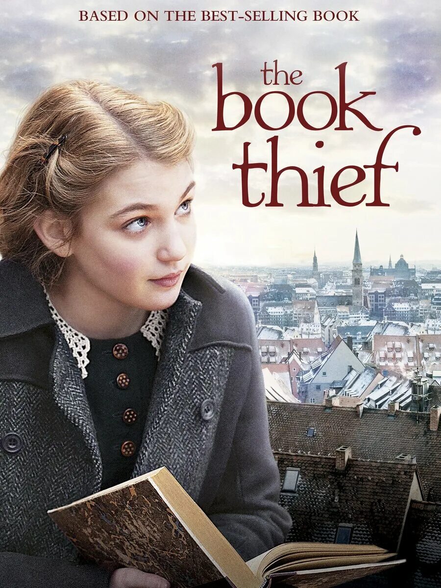 Книги 2013 г. The book Thief (2013) Постер. Софи Нелисс Лизель Мемингер.