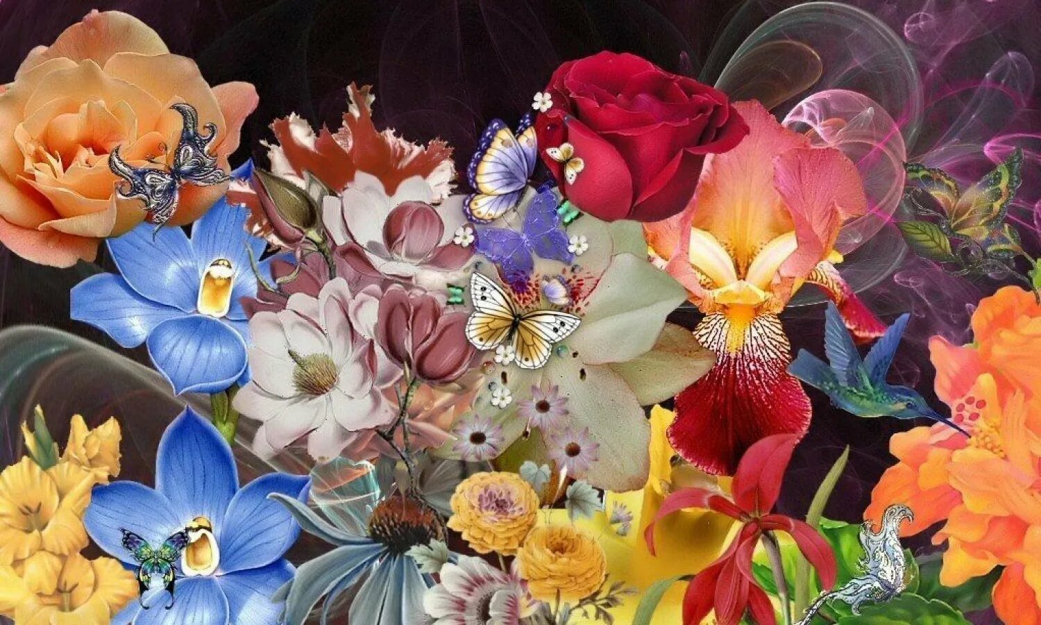 цветы фэнтези. "сказочный цветок"дианы эловой. волшебный цветок. сказочные цветы. сказочные цветы фото.