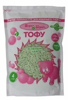 Кошачий наполнитель тофу зеленый