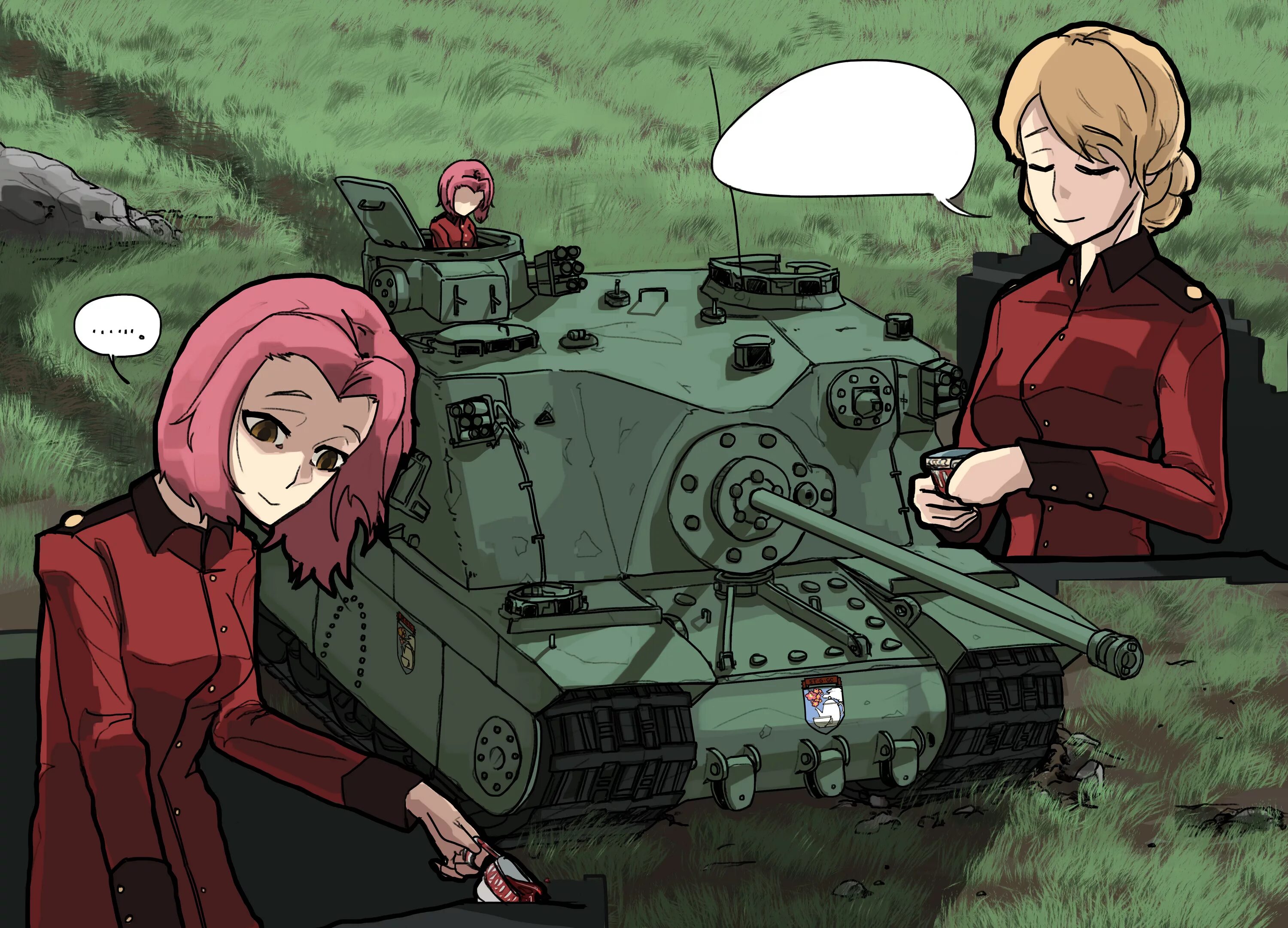 Святая Глориана танки. Girls und Panzer Святая Глориана танки. Святая Глориана танки комикс. Gup memes