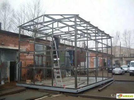 Гараж каркас из металлических труб