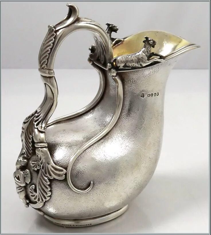Silver eng. Серебряная посуда в стиле арт нуво. silver in england.