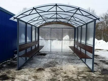 Поликарбонат на металлический каркас